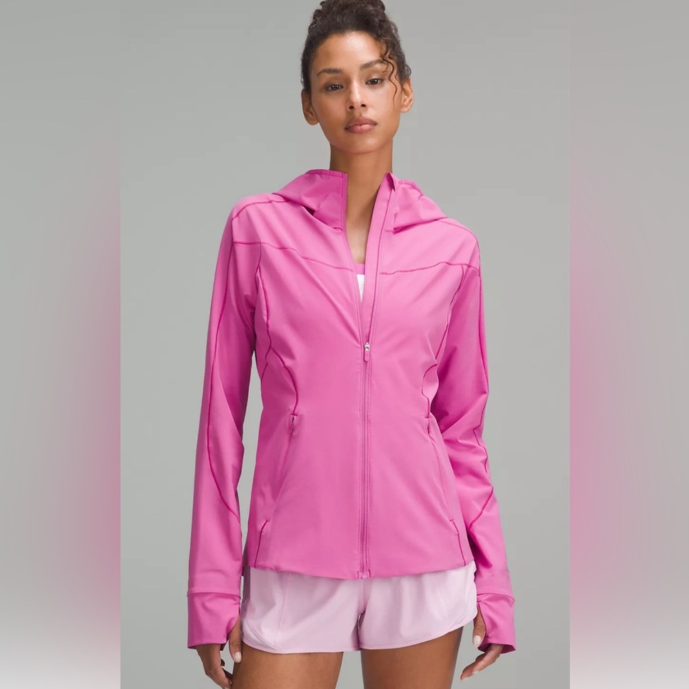 Most over Windbreaker Sonic Pink Lululemon jacket